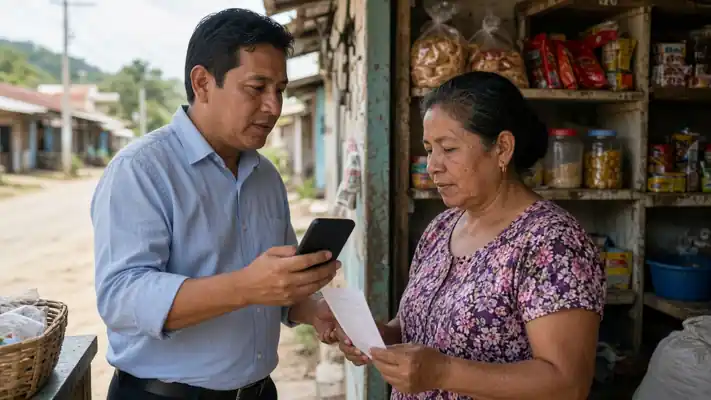 Cobranza en campo con app móvil