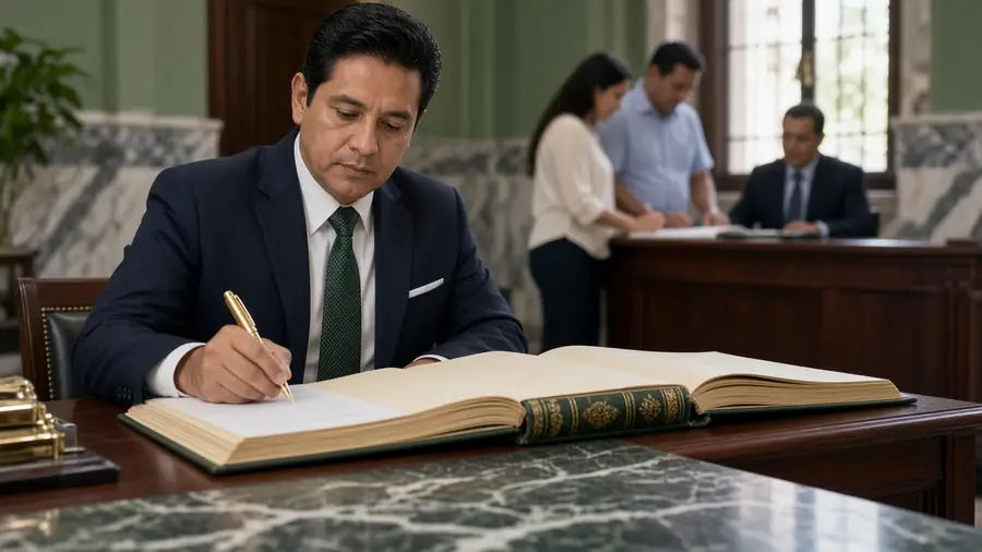 Protocolo notarial y escrituras