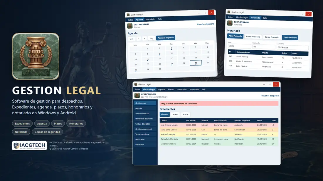 Despacho legal con expediente digital